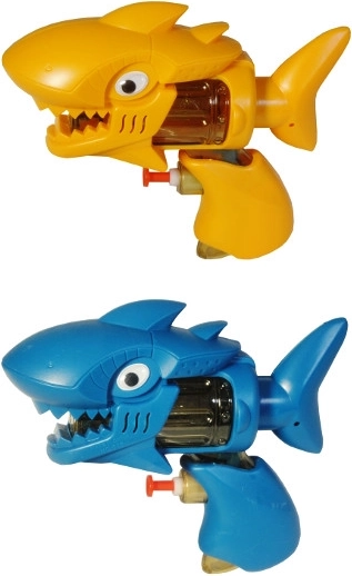 Plastic waterpistool in de vorm van een haai