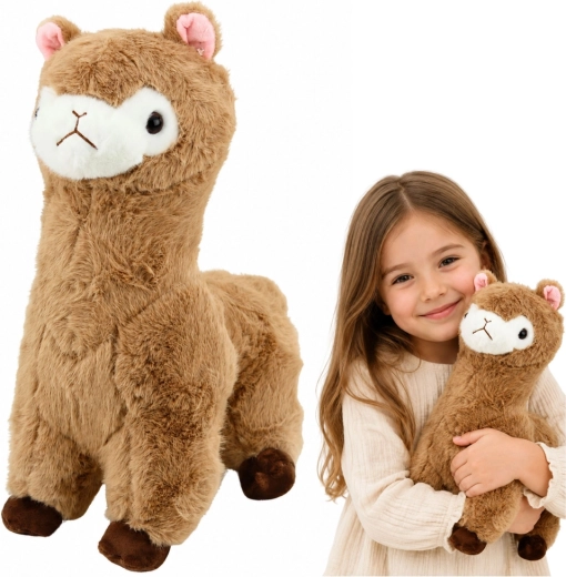 Pluchen alpaca beige 38 cm