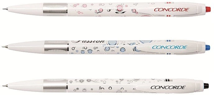 Balpen Concorde Passie met naaldpunt 0,6 mm – blauwe vulling