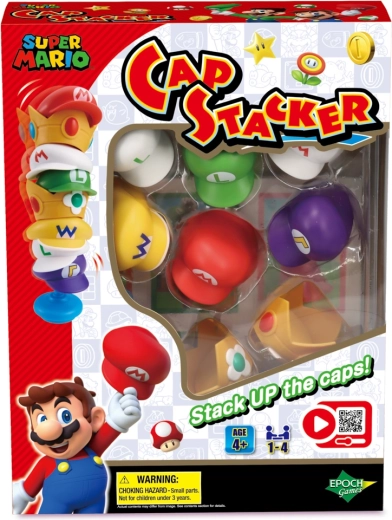 Super Mario Cap Stacker – familie-evenwichtsspel