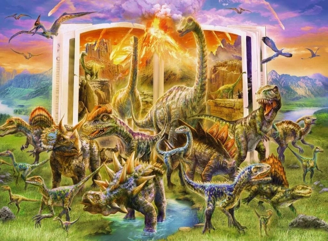 RAVENSBURGER Puzzel Encyclopedie van dinosaurussen XXL 300 stukjes