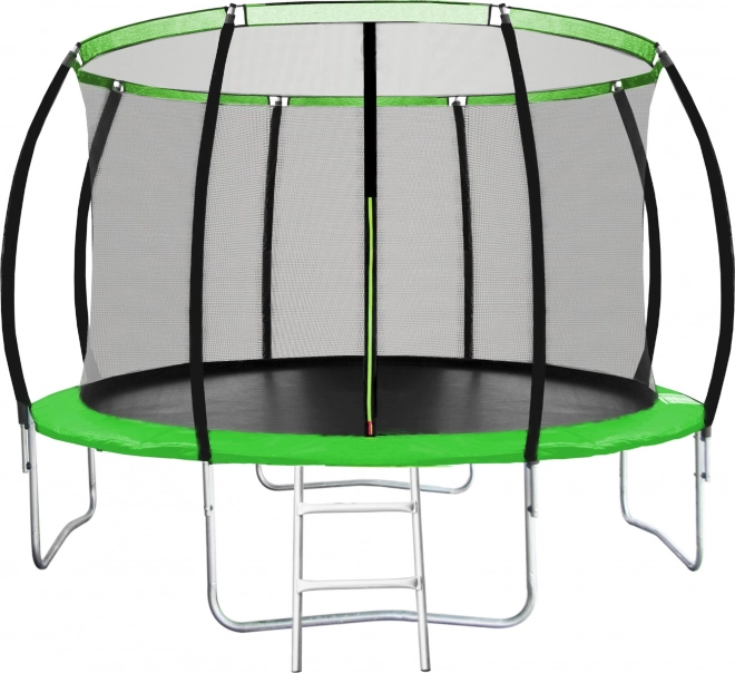 Trampoline PIXINO Deluxe 366 cm met veiligheidsnet en ladder