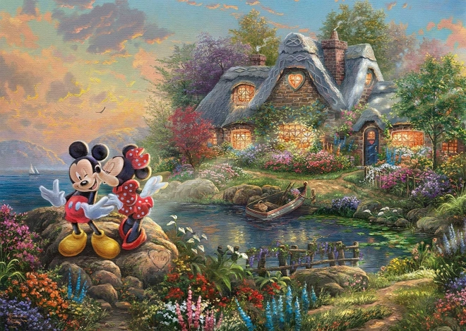 Puzzel Lieverdjes MICKEY EN MINNIE 1000 stukjes