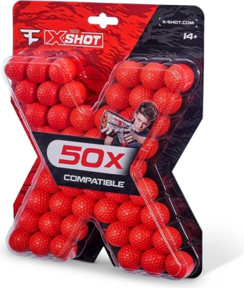 X-Shot FaZe vervangende foamkogels 50 stuks