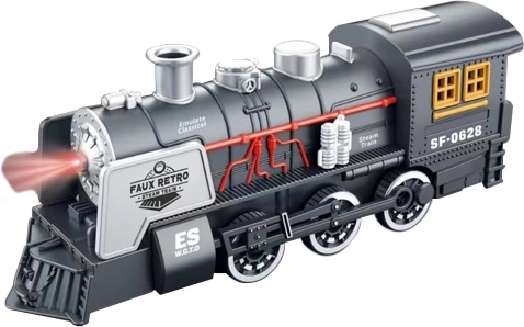 Retro locomotief SF-0628 met geluid en licht 20 cm