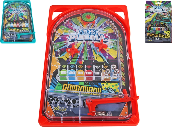Mechanische kinderpinball 18 × 11 cm - 1 stuk