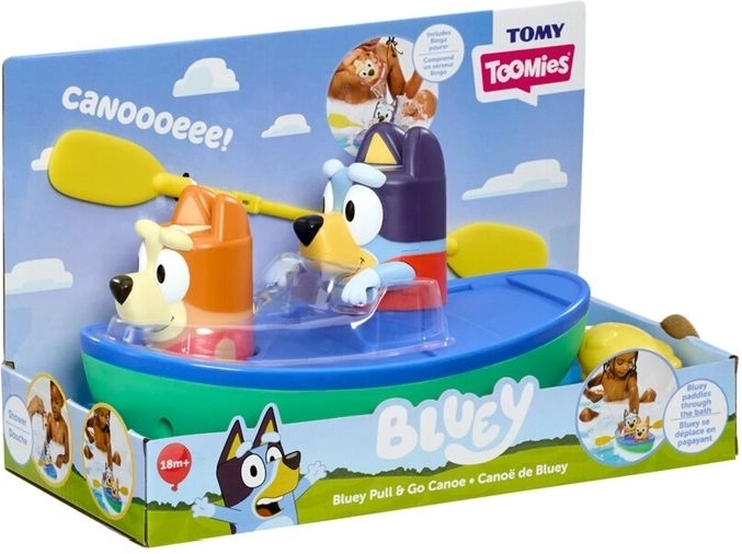 TOMY Toomies Bluey kajak met peddels voor in bad