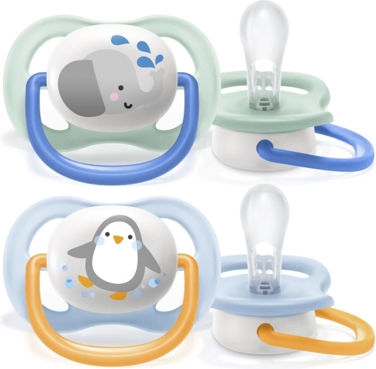 Philips Avent ultra air dieren fopspenen 0–6 maanden, siliconen, 2 stuks