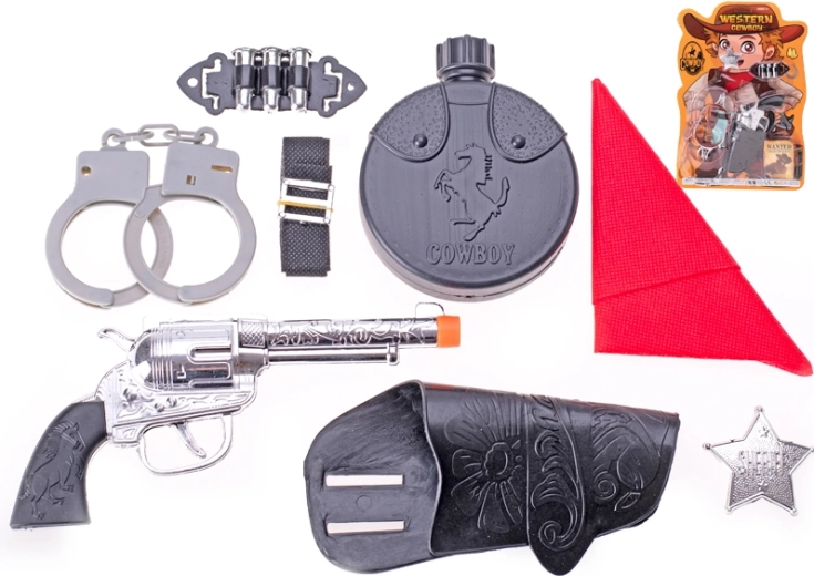 Westerse set – revolver 17 cm met accessoires voor kleine cowboys