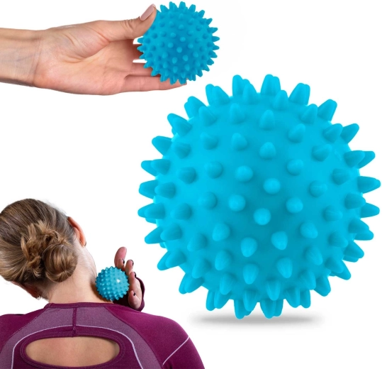 Massage- en fitnessbal 7,5 cm – blauw