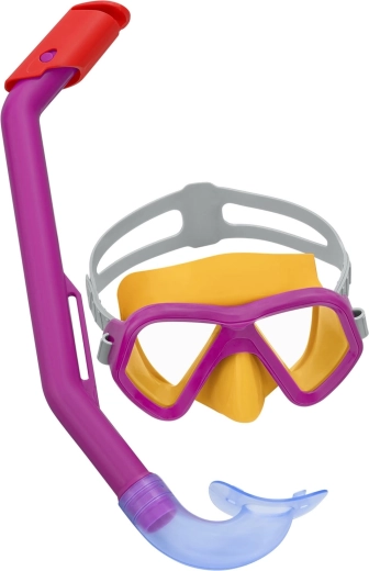 Roze BESTWAY snorkelset voor kinderen en jongeren