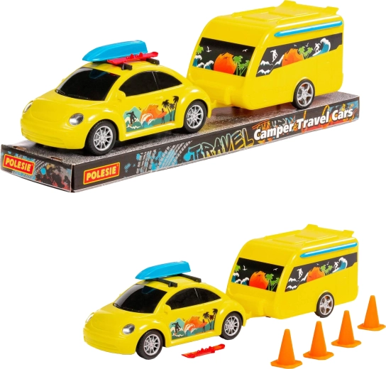 Kinderauto Tour met aanhanger - 1 stuk