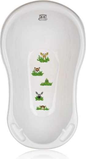 Kinderbadje 84 cm JUNGLE – wit