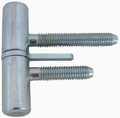 Deurscharnier 60 mm met pen, verzinkt