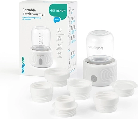 BabyOno draagbare reisflesverwarmer voor babyflessen