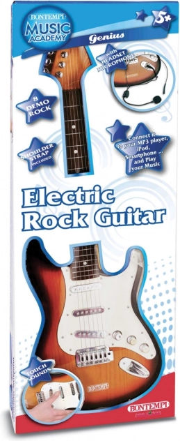 Rock elektrische gitaar met microfoon