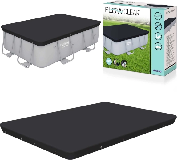 Rechthoekig afdekzeil voor zwembad 282 × 196 cm Bestway