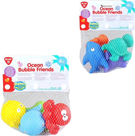 Playgo oceaanvriendjes – bubbel-speeltje, 2 soorten