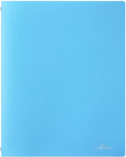 Ordner CONCORDE A4, pastelblauw, 4 ringen