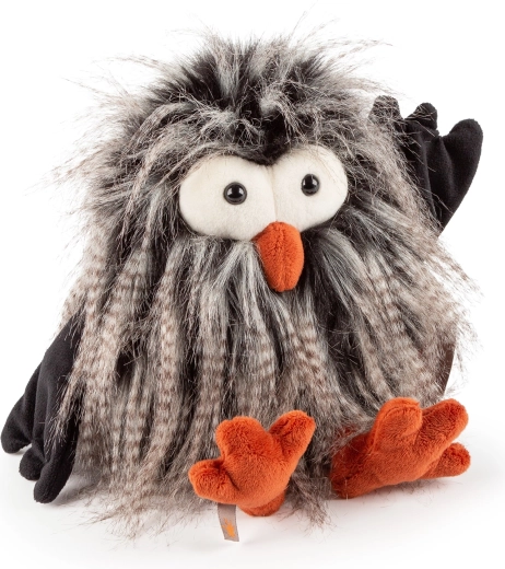 Pluchen uil Sigikid met lange vacht 22 cm