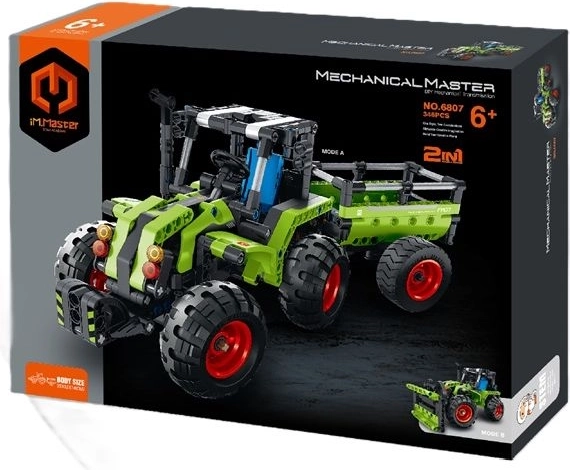 IM.Master bouwset tractor 2-in-1, 348 onderdelen
