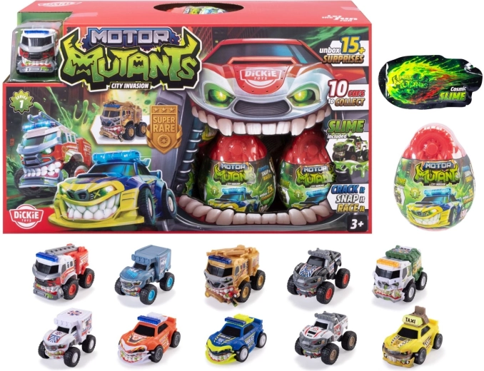 Verrassingsei met voertuig MONSTER Motor Mutants Dickie - 1 stuk