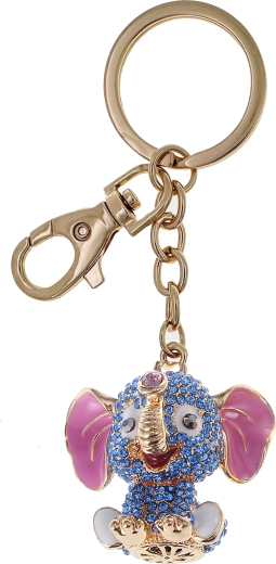 Gouden olifant sleutelhanger