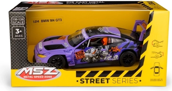 MSZ BMW M4 GT3 racemodel op schaal 1:24