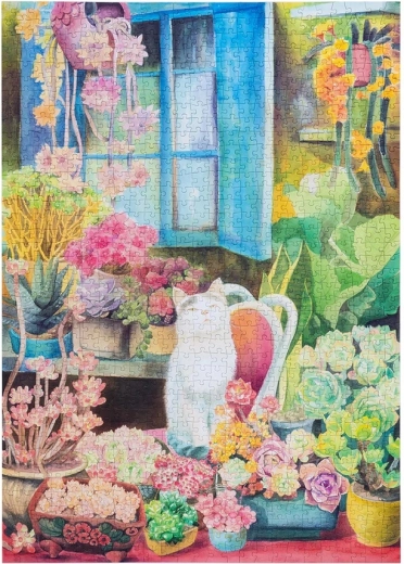 RoboTime puzzel Katten­tuin 1000 stukjes