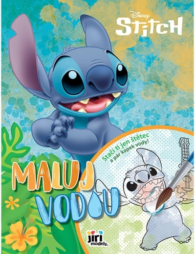 Waterkleurkleurboek A4 Lilo & Stitch