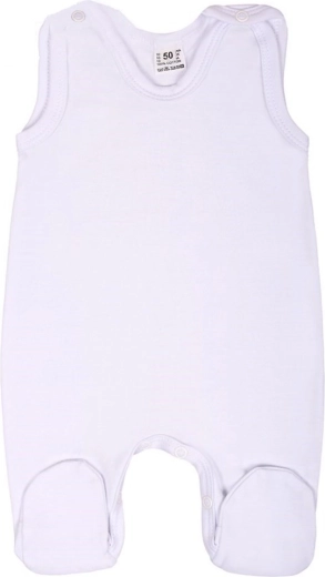 Witte katoenen kruippakje New Baby Classic 62 (3–6 maanden)