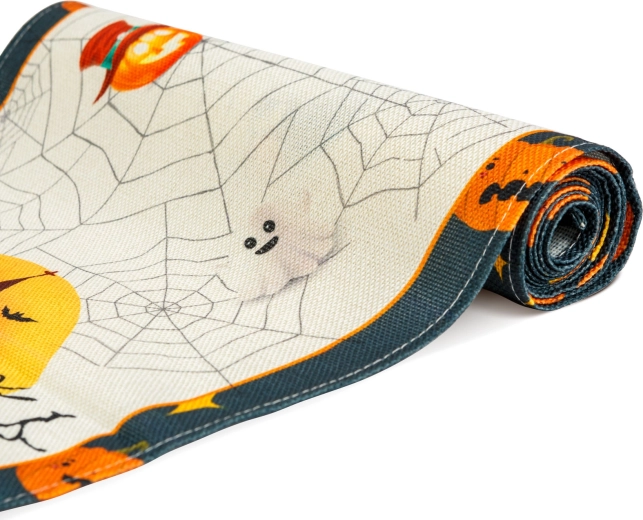 Halloween-tafelloper met motieven 184 × 33 cm