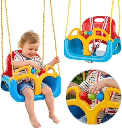 Woopie kinderschommel 3-in-1 blauw