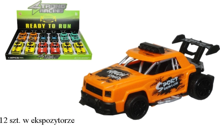 Sportauto met wrijvingsaandrijving