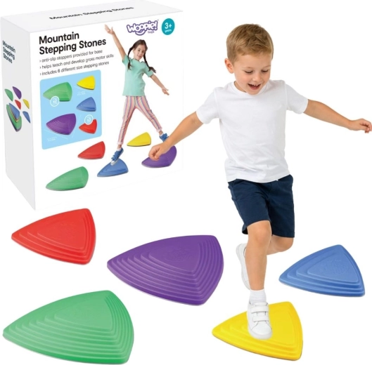 Woopie sensorische balansstenen antislip, 5 stuks