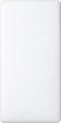 Wit kinderhoeslaken van badstof Elefun met elastiek 60 × 120 cm