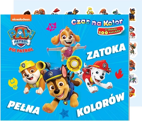 PAW Patrol: Tijd om te kleuren 1 – Een baai vol kleur – kleurboek met stickers