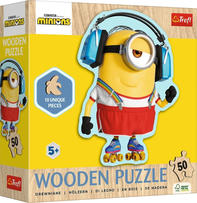 houten puzzel 50 stukjes MINIONS / IK, VERSCHRIKKELIJK 4
