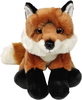 Pluchen zittende vos 28 cm