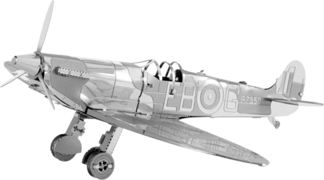 Metalen 3D bouwpakket Vliegtuig Supermarine Spitfire