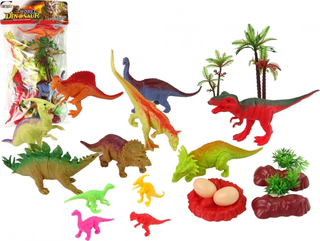 Set dinosaurussen met accessoires