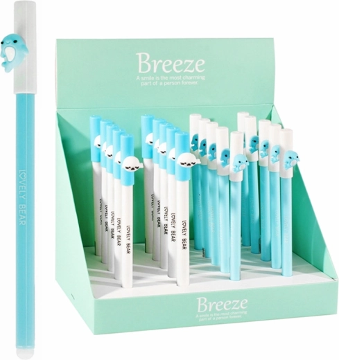 Pen met zeedierenmotief 15 cm