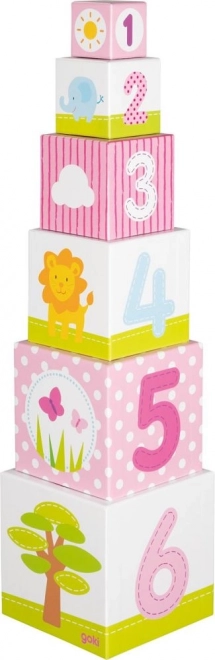 Stapeltoren van blokken Afrika GOKI