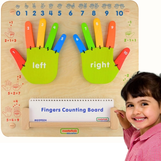 Masterkidz Montessori sensorisch wandbord Leren tellen