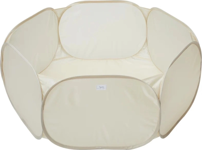 3 Sprouts droog ballenbad van gerecycled polyester beige