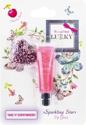 Glanzende lipgloss Lukky met kersensmaak