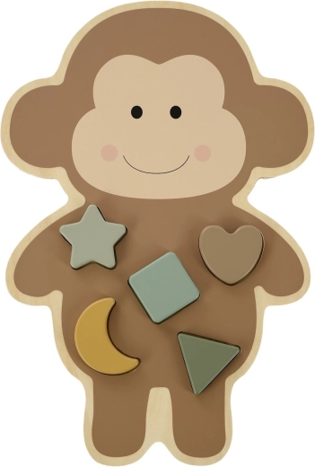 Jabadabado houten insteekpuzzel aapje