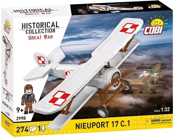 Bouwset Nieuport 17 C.1 – historische dubbeldekker in Poolse kleuren (1:32)