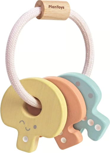 PlanToys houten rammelaar met sleutels