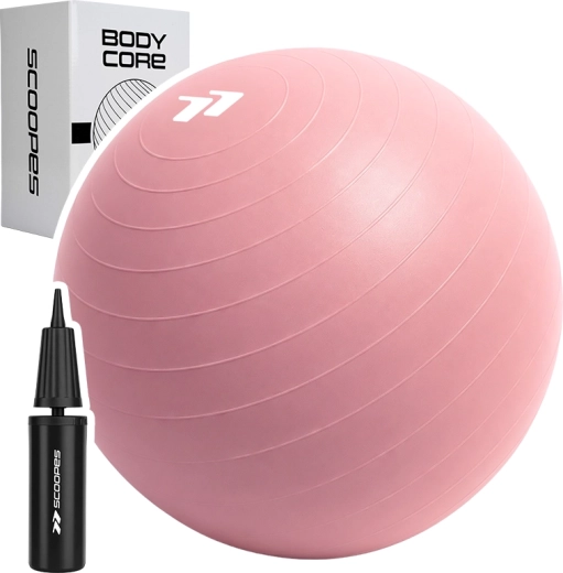 Gymnastiekbal BodyCore 65 cm roze - 1 stuk